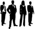 black graphic figures