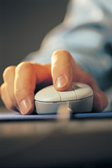 hand guiding computer mouse